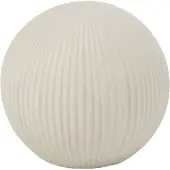J-Line Bal deco klei wit small
