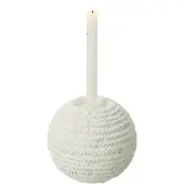 J-Line Kandelaar creta rond cement wit large