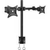 Techly ICA-LCD 482-D Dubbele Monitorstandaard 13-27” LCD 10kg Bureau Rotatie