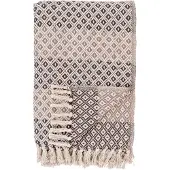 House Nordic Plaid Alanya | katoen bruin 180x130x0 cm plaids | NADUVI