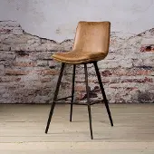 Tower Living Pamplona barstool - Cognac (Bruin, 43x105x53cm)