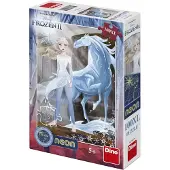 Dino Bikes Dino puzzel - glow in the dark disney frozen ii - 100 xl stukjes