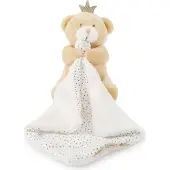 Doudou et Compagnie Ours Petit Roi pop met knuffel - - 10 cm - Unisex - Geboorte