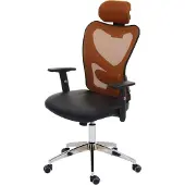 MCW Professionele bureaustoel Atlanta, bureaustoel bureaustoel, kunstleer ~ bruin