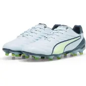 Puma King Pro Gras / Kunstgras Voetbalschoenen (MG) Lichtgrijs Donkergrijs Lichtgroen