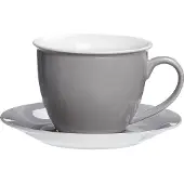 Ritzenhoff & Breker Milchkaffee Tasse mit Untertasse Doppio 350 ml