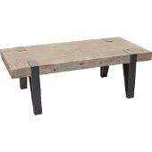 Mendler Salontafel -A15b, woonkamertafel, massief dennenhout rustiek MVG-gecertificeerd 40x120x60cm