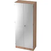 Hjh OFFICE PRO SIGNA K 6200 SG - Walnoot/Zilver Hoogte van de map | 5 OH met knop (afsluitbaar) Kledingkast