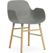 Normann Copenhagen Stoel Form Armchair Oak Grey