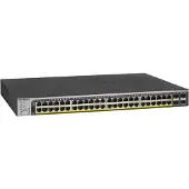 Netgear GS752TPP Smart Managed Switch 48x Gigabit Ethernet (48x PoE+, max. 780W), 4x 1 Gbit/s SFP