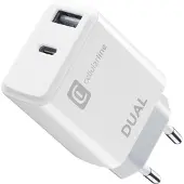 Cellularline 8018080414091 Oplader Smartphone AC 1x USB 2.0 1x USB-C