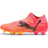 Puma Future 7 Ultimate Gras / Kunstgras Voetbalschoenen (MG) Roze Zwart Oranje