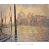 PGM Kunstdruk Claude Monet Veduta Di Venezia 80x60cm