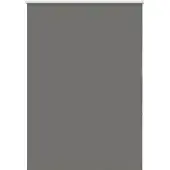 vidaXL Rolgordijn verduisterend 115x150 cm stofbreedte 110,7 cm grijs