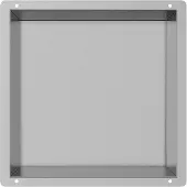 Guido Gusto RVS Inbouwnis met tegelflens 30x30x7cm