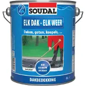 Soudal Dakbedekking Elk Dak Elk Weer Zwart 750ml