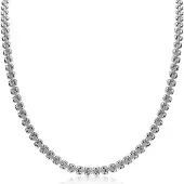 Zinzi zilveren luxe collier 43cm met rolex-style schakels 5mm ZIC1997