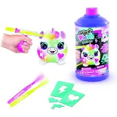 Airbrush Plush Airbrush Pluche Neon Mini Mystery Set, verfset voor kinderen, meerkleurig