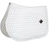 Kentucky Horsewear Horsewear - Zadeldoek glitter band jumping wit/wit