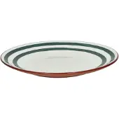Pomax Mykonos plat bord D27cm groen