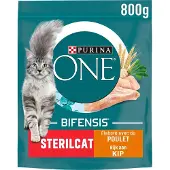 Purina ONE Adult Sterilcat Kip - Tarwe 8x 800 gr