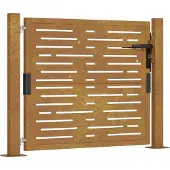 vidaXL Poort vierkant 100x75 cm cortenstaal
