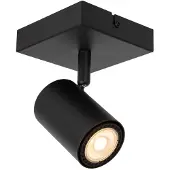 Lucide AMIGO - Wandspot / Plafondspot - 1xGU10 - Zwart