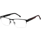 Carrera 8914 56/18/145 Matte zwart rood Metalen monturen MAN 8914