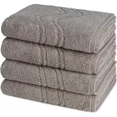 Ross Dames en Heren 4 X handdoek - per set Cashmere feeling
