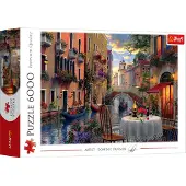 Trefl Romantic Supper 6000 Units Puzzle Transparant