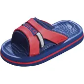 Beco badslippers junior blauw/rood maat 24