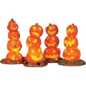 Lemax Kerstfiguur Light up pumpkin stack