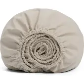 Yumeko Hoeslaken Katoen TENCEL 140x200 Beige - Eco, Bio & Fairtrade