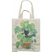 Kiub Rechthoekige canvas draagtas monstera Bug Art