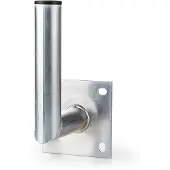 Nedis Muurbeugel voor Satellietschotel - Afstand tot de Muur: 150 mm - Diameter klem: 48 mm - Maximale schotelgrootte: 100 cm - Staal - Zilver