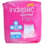 Indasec Parfumwater - - PANT PLUS - 12 stuks - Vrouw - Concentratie Parfumwater