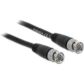 DeLOCK BNC kabel | RG59 | 75 Ohm | koper | zwart | 1 meter