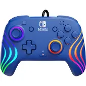 PDP Afterglow WAVE - Gaming Controller - RGB - 3,5mm Jack - Geschikt voor Nintendo Switch - Blauw
