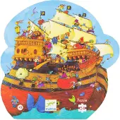 Djeco Puzzlespiel - 54 Teile - Barbarossas Schiff - - One Size - Puzzlespiele