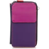 Mywalit Portemonnee 'Multi Purse' cyclaam / donkerlila / neonoranje / lichtrood