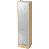 Hjh OFFICE PRO SIGNA R50 CE - Esdoorn/Zilver Roldeurkast Hoogte van de map | 5 OH Chrome metaal handgreep