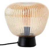 Brilliant tafellamp Kaizen amber/zwart - E27 - 40W