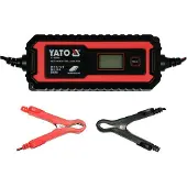 YATO Professionele Microprocessor Acculader & Druppellader – 6V & 12V – Voor Loodzuur, Gel, AGM & EFB Accu's – Met LCD Display