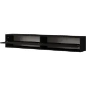 En.casa TV-tafel 'Laitila', 180x31,5x29,5 cm, zwart