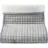 En.casa Elektrische voetenwarmer Bari 26x30x30 cm 100W grijs
