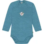 Normani Rompertje/body 'Auckland' blauw / gemengde kleuren