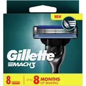 Gillette Mach3 Razor Blades 8-pack 8 St.
