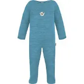 Normani Rompertje/body blauw / wit