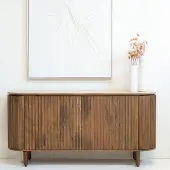 Giga Meubel Dressoir Myra Travertin Bruin 175cm