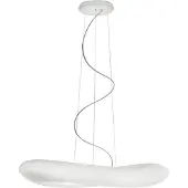 Stilnovo Hanglampe , Mr. Magoo, dimbare, Wit, Woonkamer, Kunststof, Designer